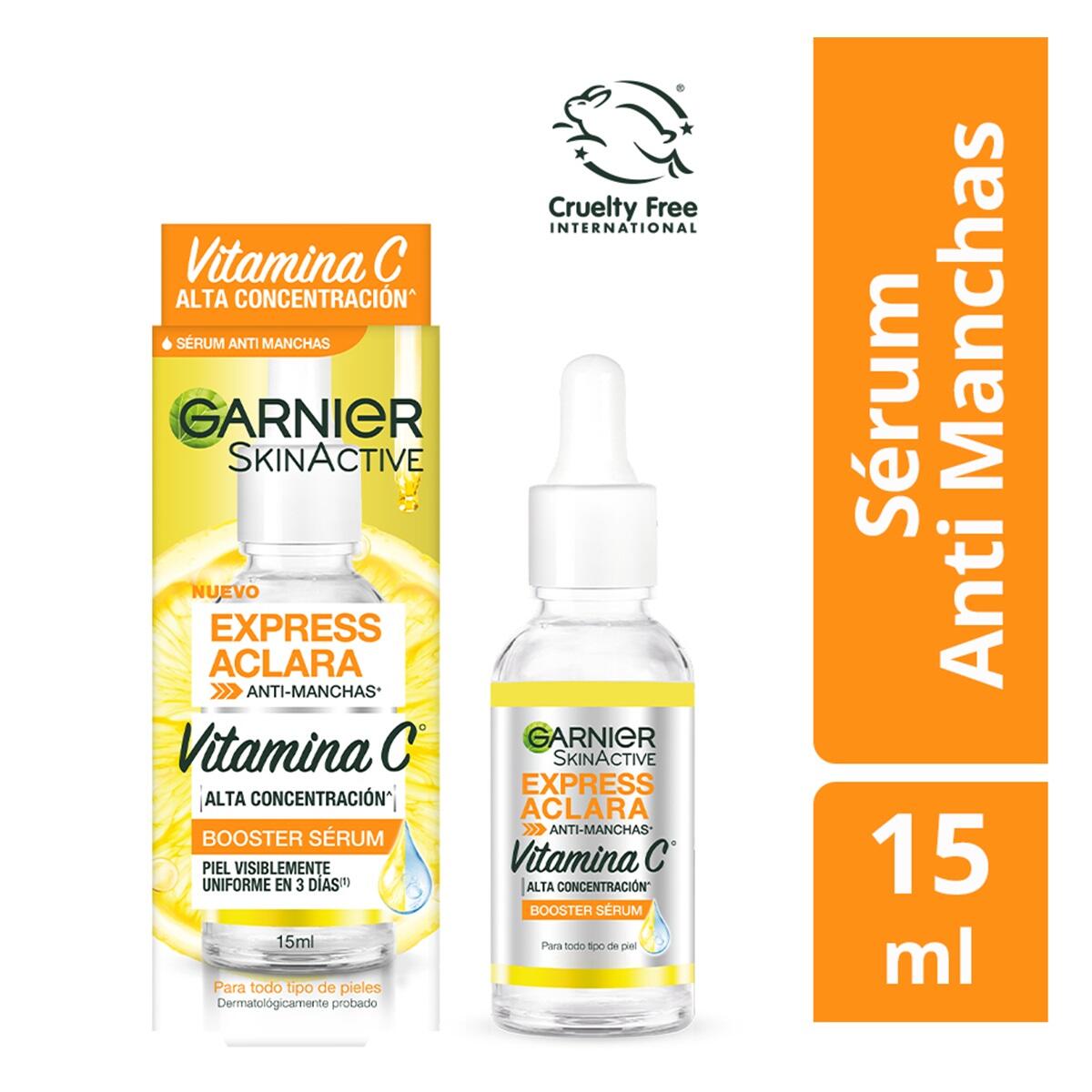 Serum Antimanchas Garnier Express Aclara Vitamina C X 15 Ml