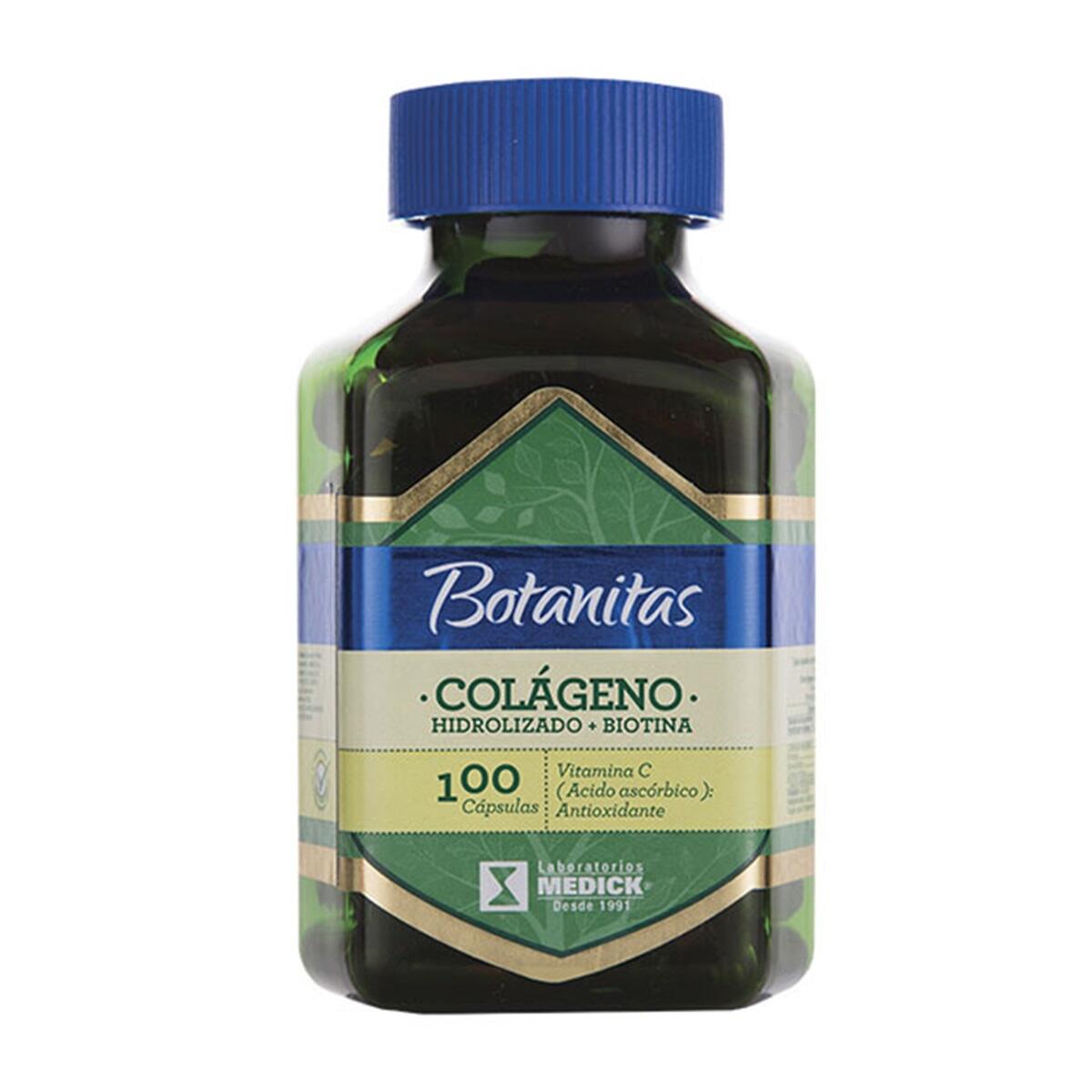 Colageno Hidrolizado Biotina Botanitas X 100 Caps