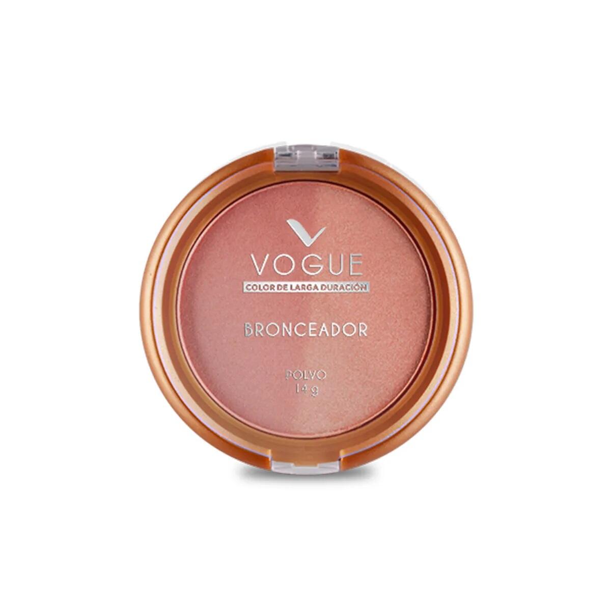 Polvo Vogue Bronceador Rosa Perlado X 14 Gr