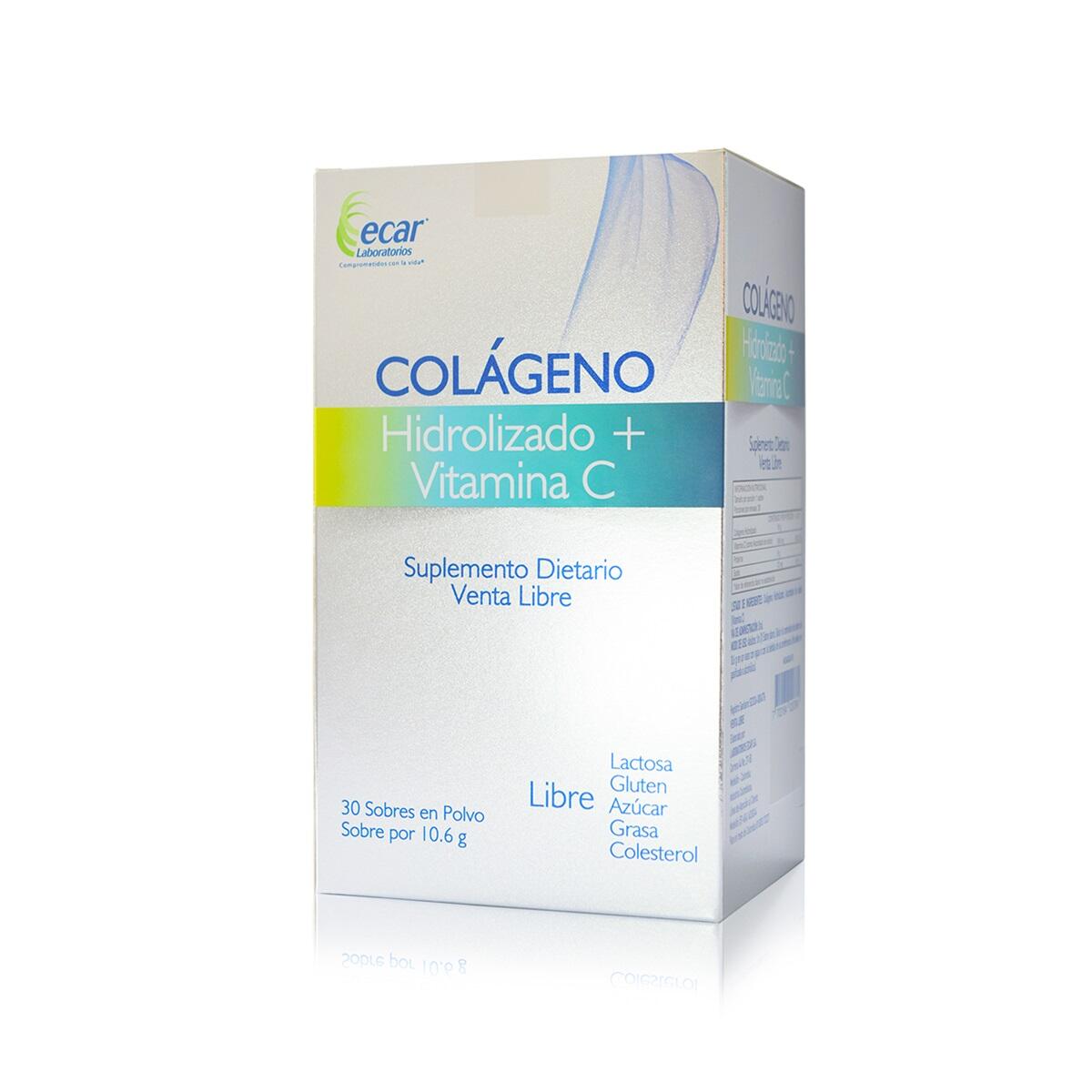 Colageno Hidrolizado + Vitamina C X 30 Sobres 10.6 Gr C/u