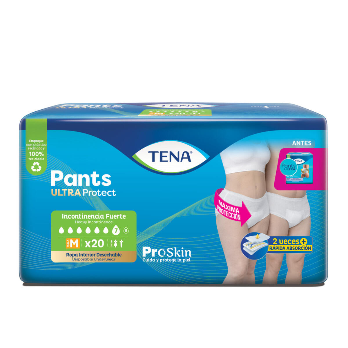Tena Pants Ultra Talla M X 20 Und