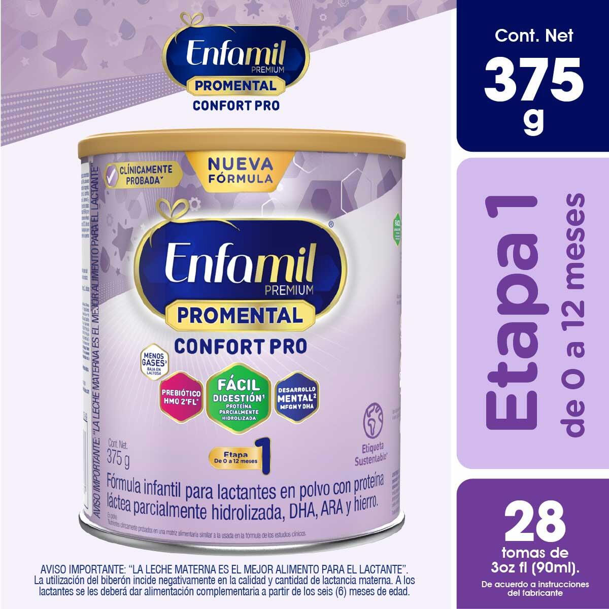 Formula Infantil Enfamil Premium Promental Confort Pro Etapa 1 X 375 Gr