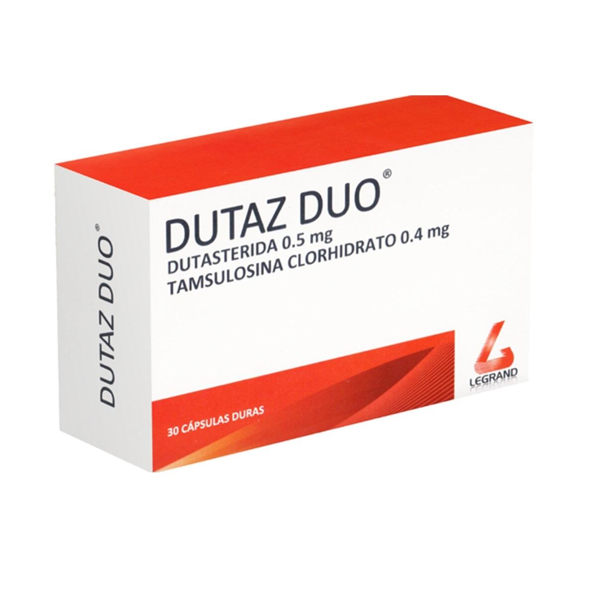 Dutaz Duo Dutasterida/tamsulosina 0.5/0.4 Mg X 30 Caps
