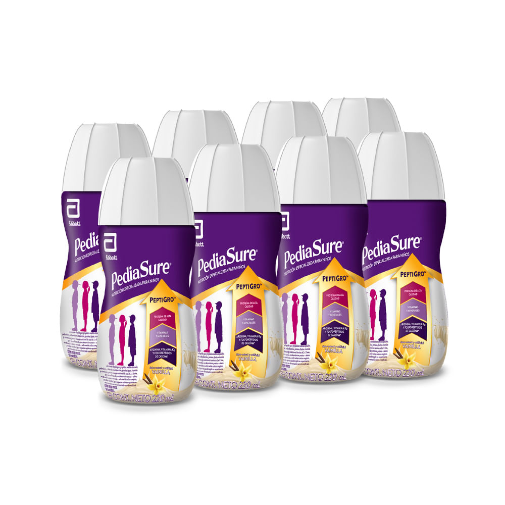Pediasure Liquido Vainilla X 220 Ml X 8 Und Oferta 20% Descuento
