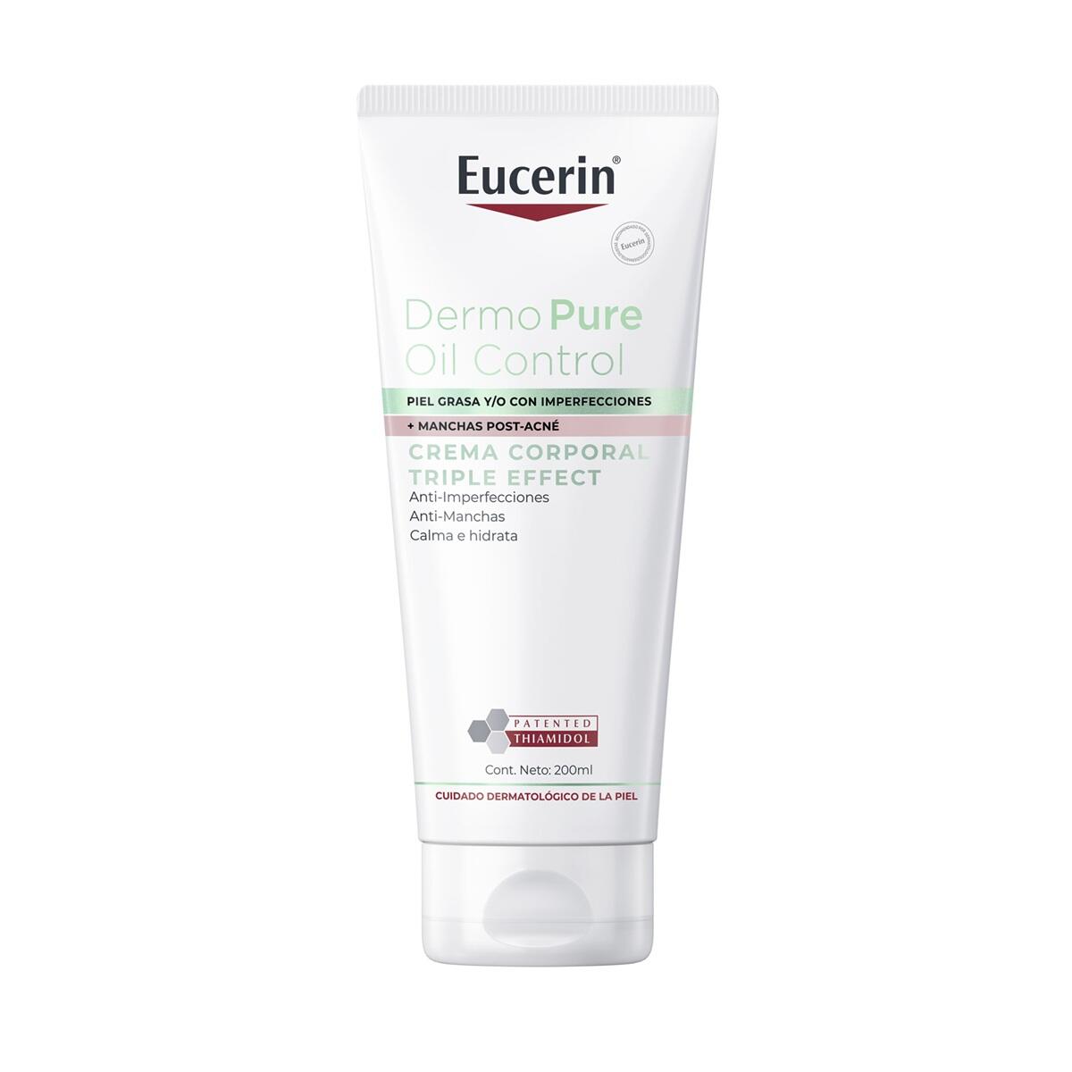 Crema Corporal Eucerin Dermo Pure Oil Control X 200 Ml