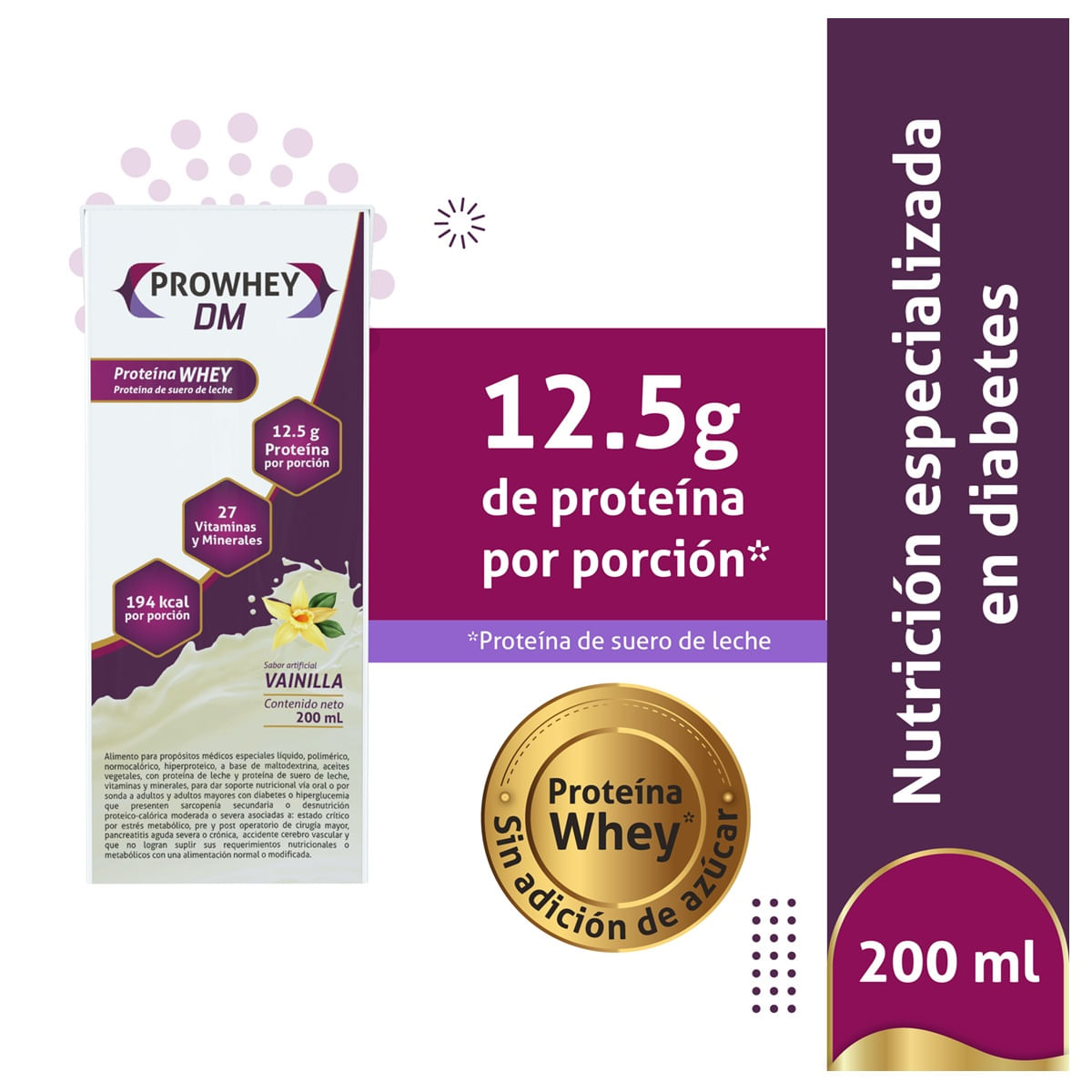 Prowhey Dm Vainilla X 200 Ml