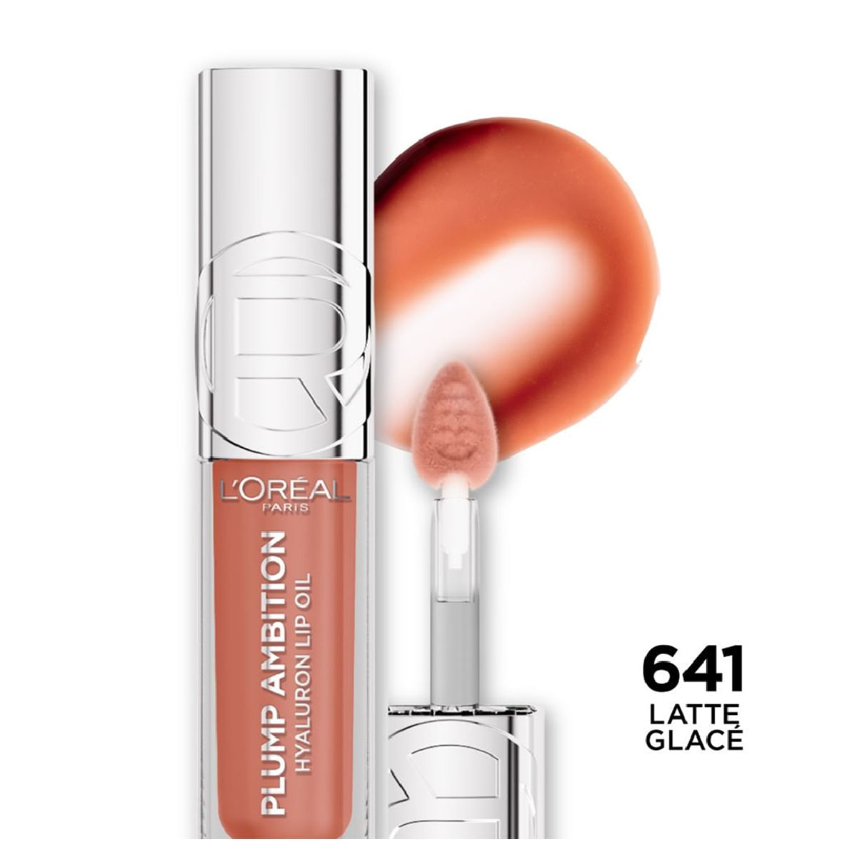 Brillo Labial Loreal Paris Plump Ambition Tono 641 Latte Glace X 5 Ml
