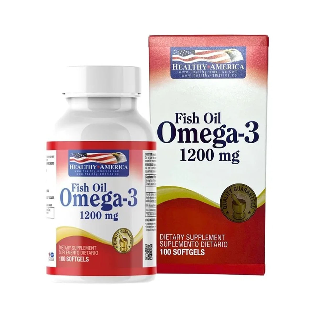 Omega-3 Fish Oil 1200 Mg X 100 Caps