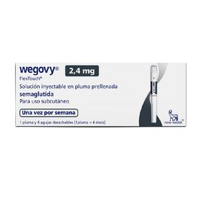 Wegovy Semaglutida 2.4 Mg/dosis X 1 Pluma Prellenada X 3 Ml