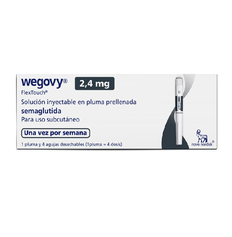 Wegovy Semaglutida 2.4 Mg/dosis X 1 Pluma Prellenada X 3 Ml