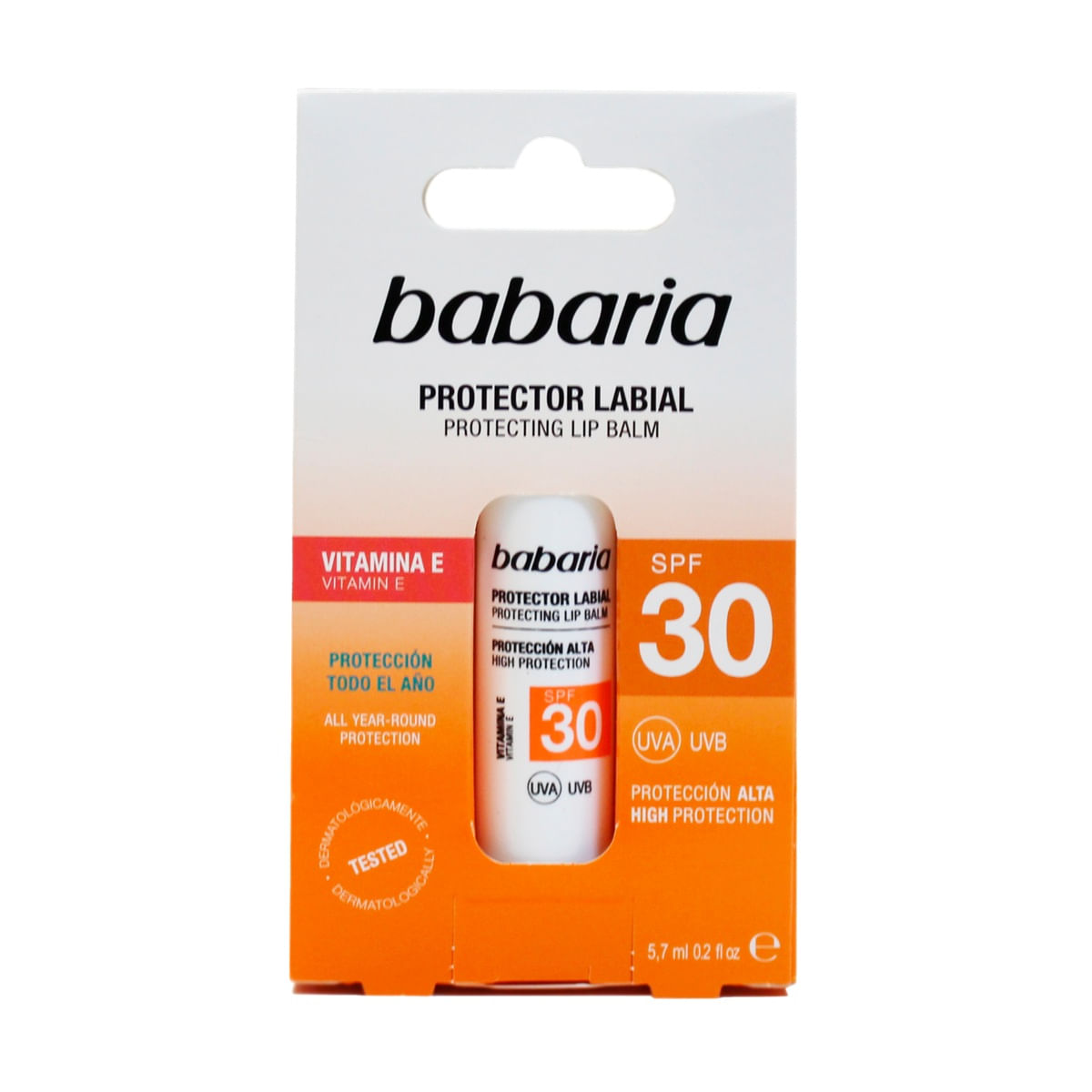 Protector Labial Babaria Spf 30 X 5.7 Ml