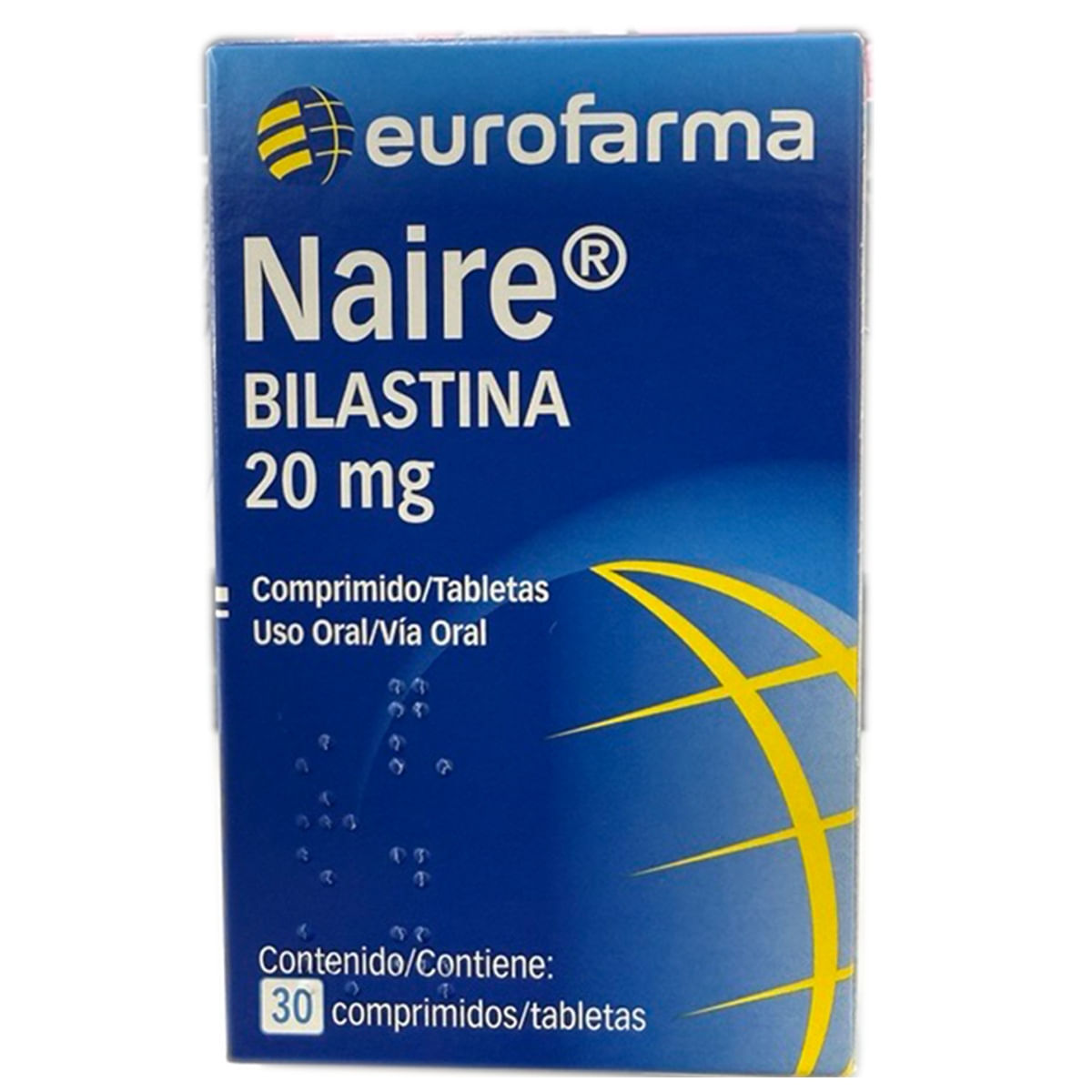 Naire Bilastina 20 Mg X 30 Tabl