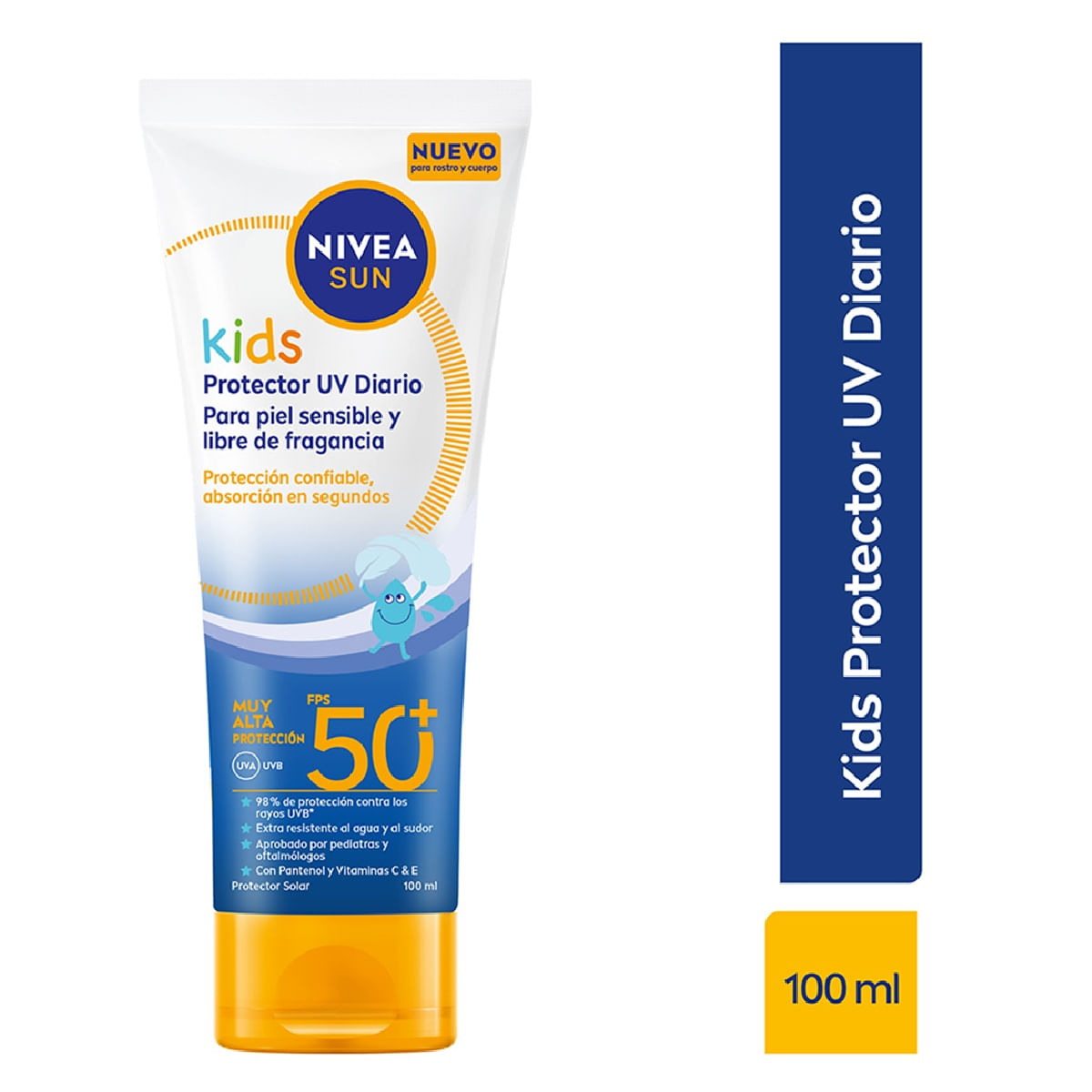 Protector Solar Nivea Sun Kids Uv Diario Fsp 50+ X 100 Ml