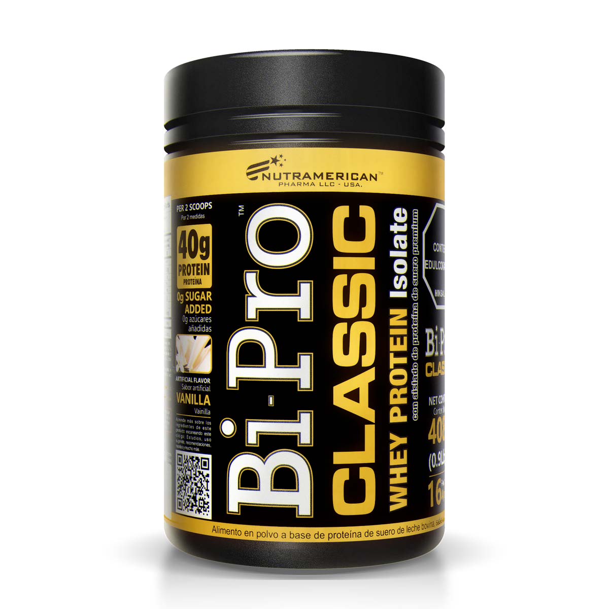 Proteina Bipro Classic Whey Isolate Vainilla X 408 Gr