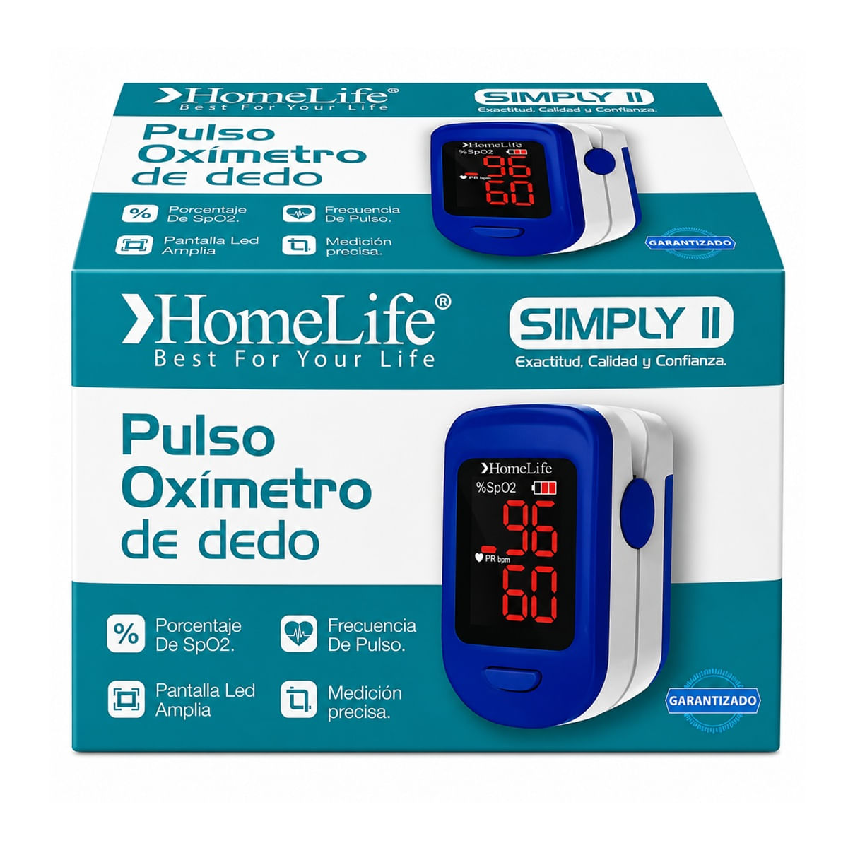 Pulso Oximetro Homelife Simply Ii X 1 Und